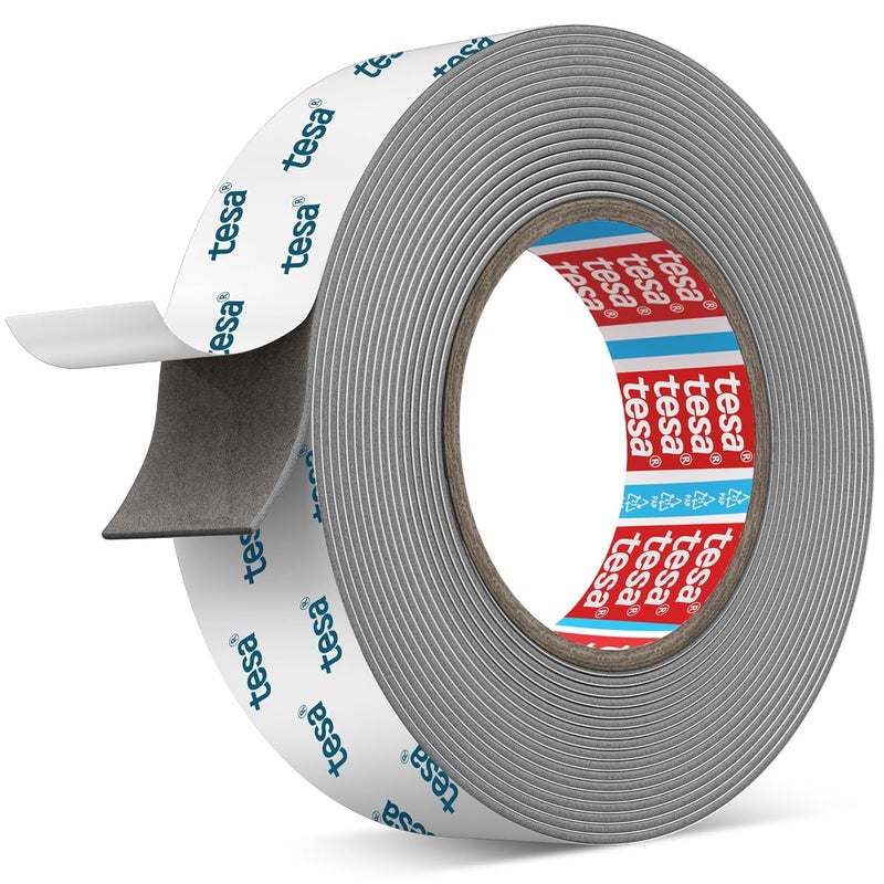 EMITEVER Tesa Double Sided Tape Heavy Duty 0.78in x 18ft 6703, Adhesive Mounting Tape Waterproof, Strong Foam Tape for Walls, Extreme Temp Resistant No Residue Removal Two Sided Tape for Auto, Home, Office - Image 1